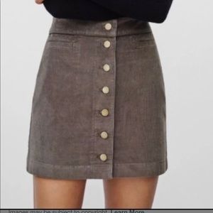 Aritzia Wilfred free corduroy skirt
